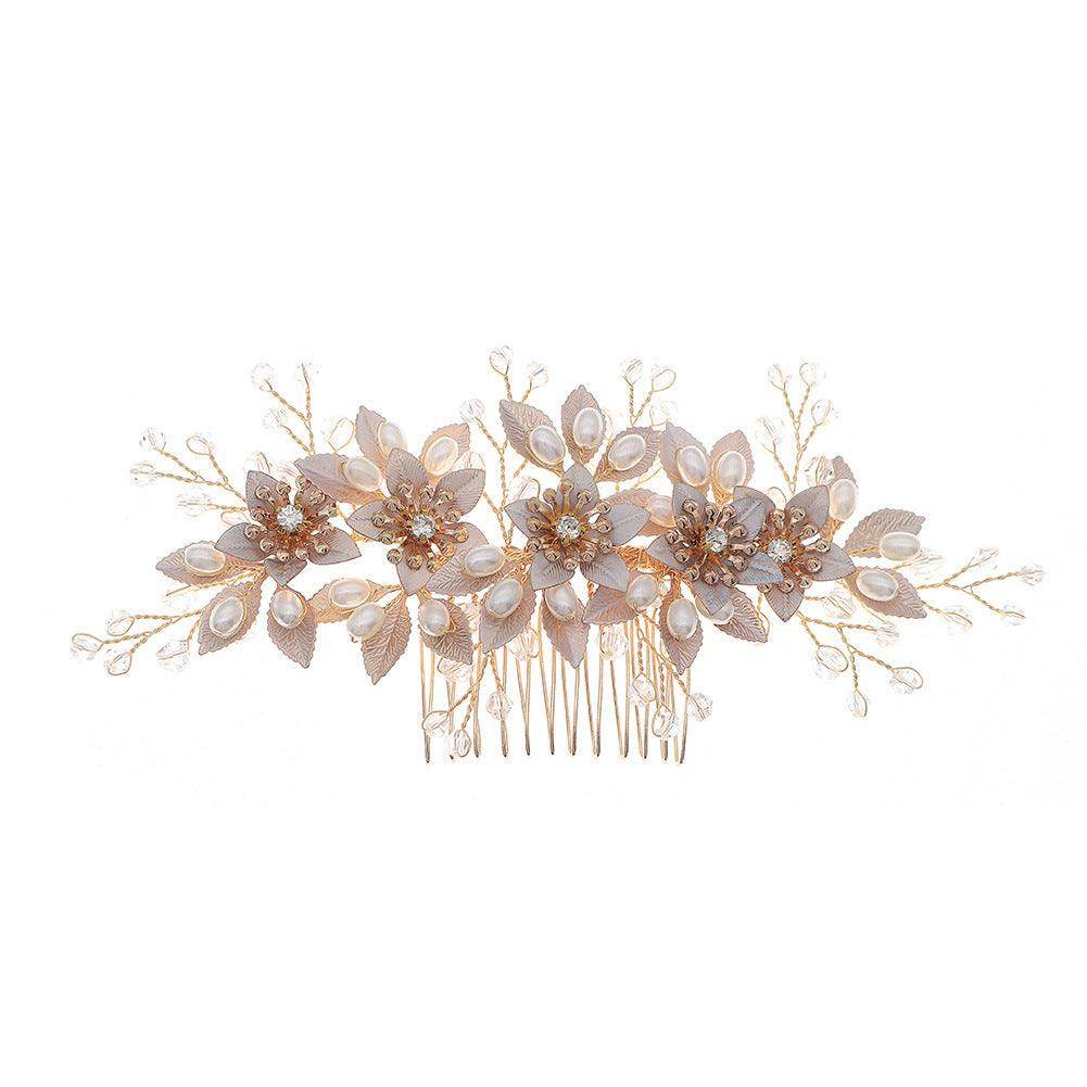 Bride Hair Comb Wedding Hair Accessories for Brides 628657991507 - COCOMELODY